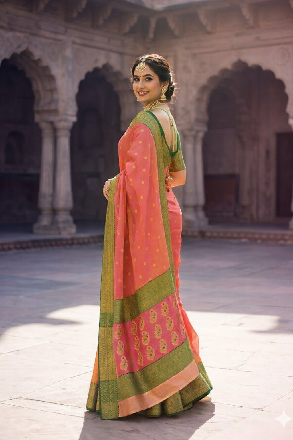 Chanderi Katan Silk Sarees