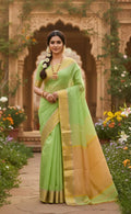 Rayva weaving Tussell Pallu